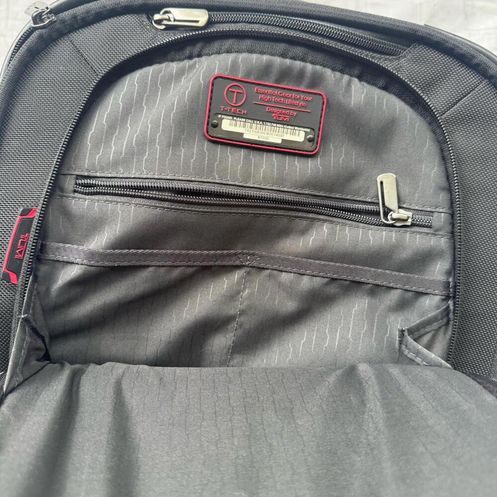 Tumi T Tech Wheeled Luggage Carry-on Ballistic Nylon Expandable 6720D - Picture 4 of 13